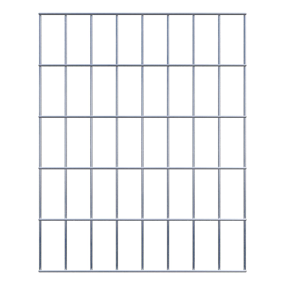 Decorative trellis / trellis (including mounting material) mesh size 5 x 10 cm