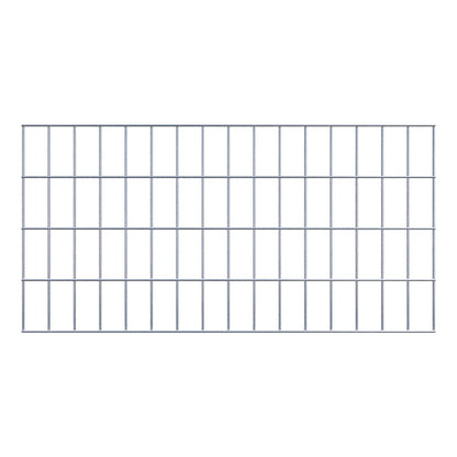 Decorative trellis / trellis (including mounting material) mesh size 5 x 10 cm
