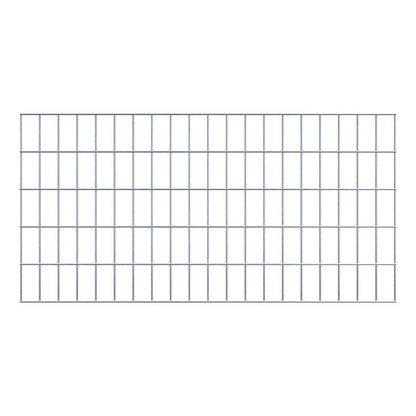 Decorative trellis / trellis (including mounting material) mesh size 5 x 10 cm