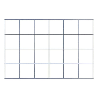 Treliça decorativa / treliça (incl. material de montagem) tamanho da malha 10 x 10 cm