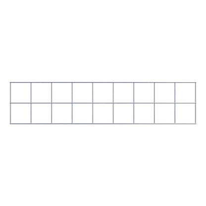 Treliça decorativa / treliça (incl. material de montagem) tamanho da malha 10 x 10 cm