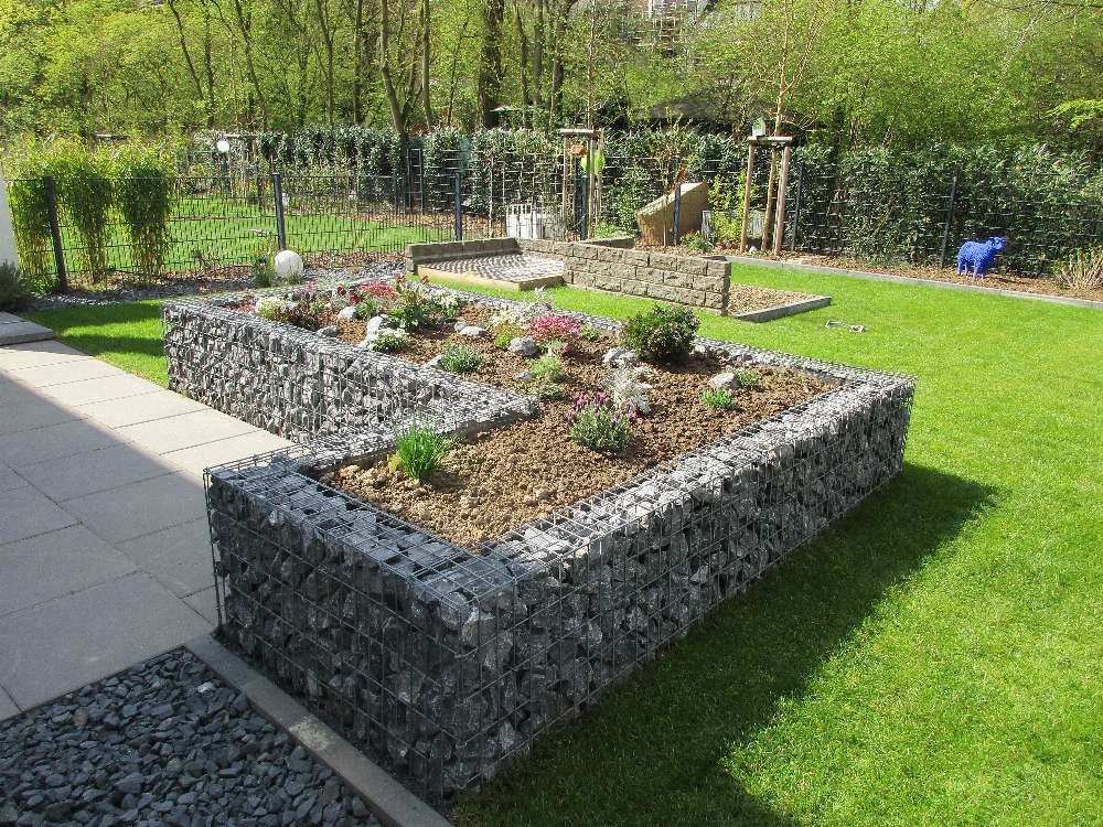 Gabion verhoogd bed op maat - maaswijdte 5x10cm