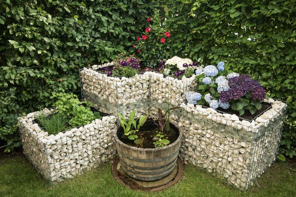 Gabion verhoogd bed op maat - maaswijdte 5x5cm