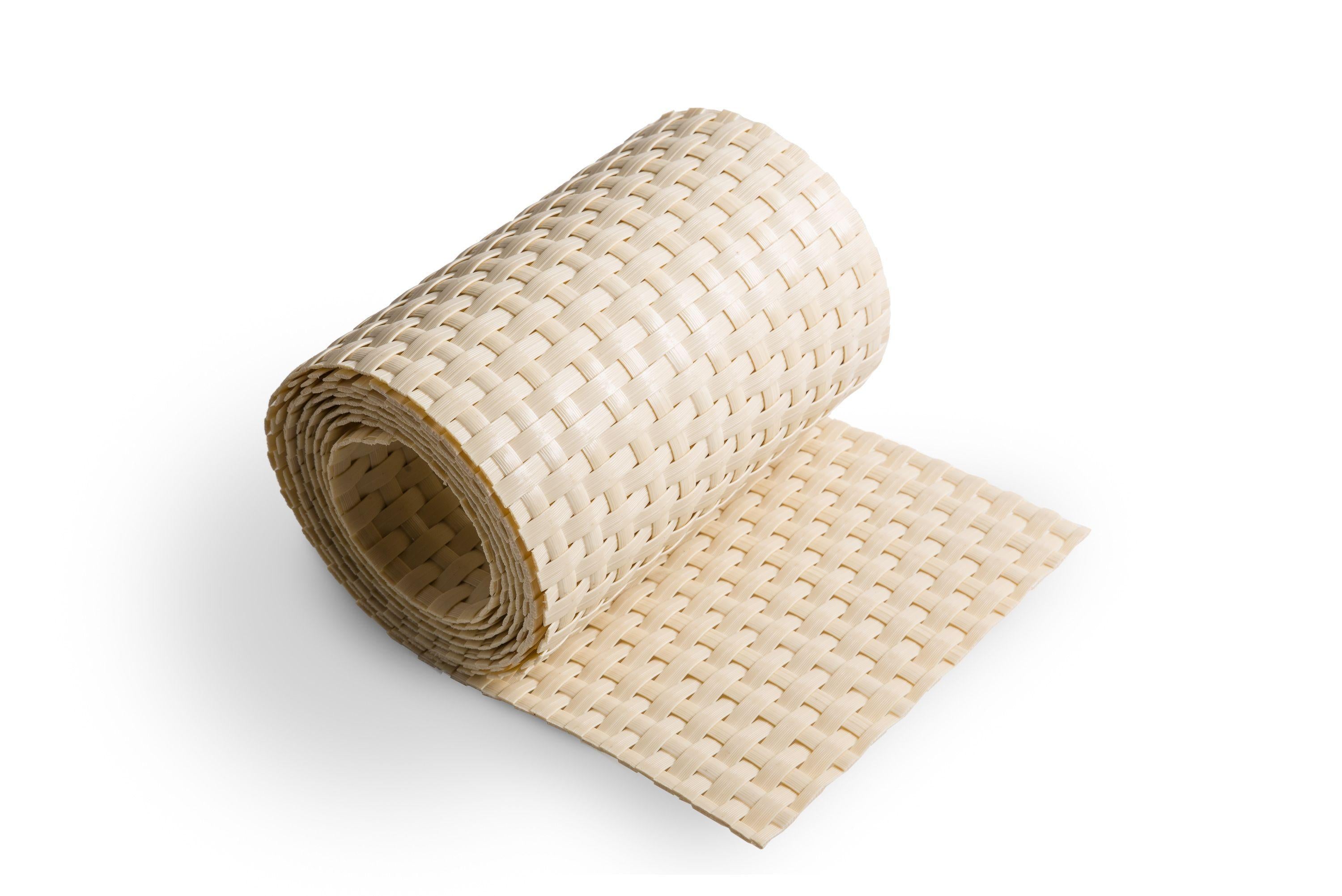 Polyrattan - Biombo beige MW 5 x 20 cm