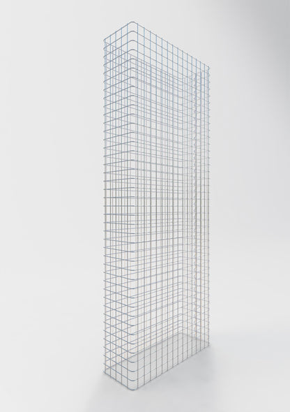 Valla de gaviones longitud 77 cm, altura 180 cm, profundidad 27 cm, malla 5 x 5 cm