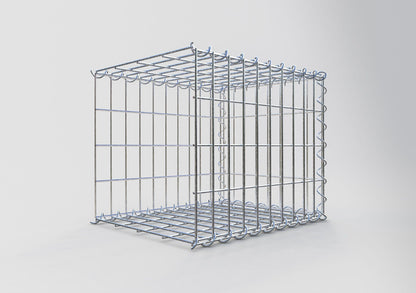 Gabião tipo 2 50 cm x 40 cm x 40 cm (C x A x P), malhagem 5 cm x 10 cm, espiral