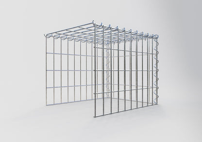 Gabbione aggiuntivo tipo 4 50 cm x 40 cm x 40 cm (L x H x P), dimensione maglia 5 cm x 10 cm, a spirale