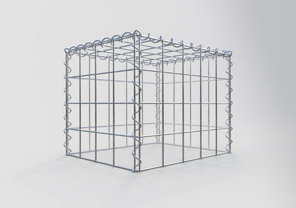 Add-on schanskorf type 3 50 cm x 40 cm x 40 cm (L x H x D), maaswijdte 10 cm x 10 cm, spiraal