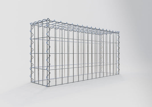 Gavión adicional tipo 3 80 cm x 40 cm x 20 cm (L x A x P), malla 5 cm x 10 cm, en espiral