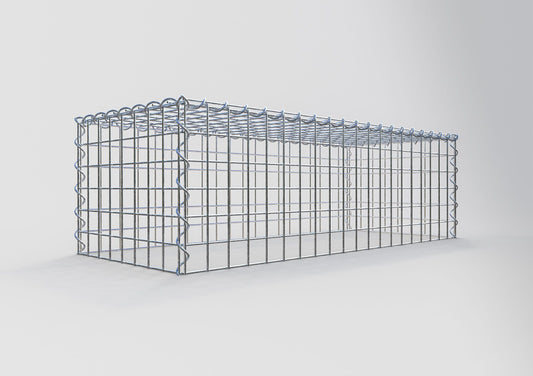 Gavión complementario tipo 3 100 cm x 30 cm x 40 cm (L x A x P), malla 5 cm x 5 cm, espiral