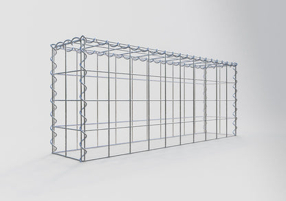 Gavión complementario tipo 3 100 cm x 40 cm x 20 cm (L x A x P), malla 10 cm x 10 cm, espiral