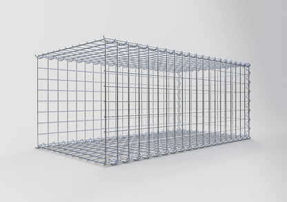 Gabion rapporté type 2 100 cm x 40 cm x 50 cm (L x H x P), mailles 5 cm x 5 cm, spirale