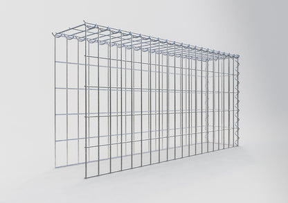 Add-on schanskorf type 4 100 cm x 50 cm x 20 cm (L x H x D), maaswijdte 5 cm x 10 cm, spiraalvormig