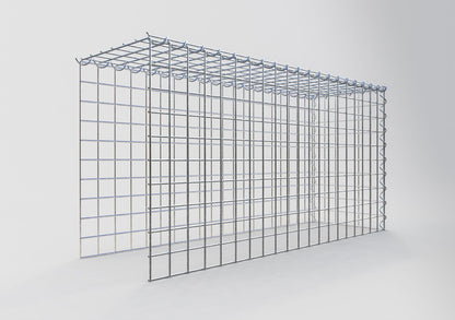 Anbaugabione Typ 4 100 cm x 50 cm x 30 cm (L x H x T), Maschenweite 5 cm x 5 cm, Spirale