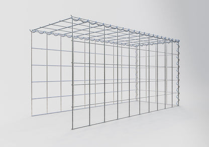 Add-on schanskorf type 4 100 cm x 50 cm x 40 cm (L x H x D), maaswijdte 10 cm x 10 cm, spiraal