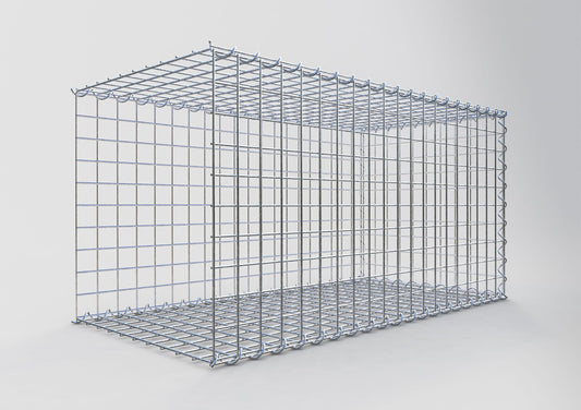 Gabião tipo 2 100 cm x 50 cm x 50 cm (C x A x P), malhagem 5 cm x 5 cm, espiral