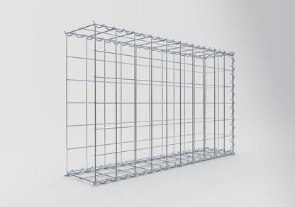 Grown-on gabion type 2 100 cm x 60 cm x 20 cm (L x H x D), mesh size 10 cm x 10 cm, spiral