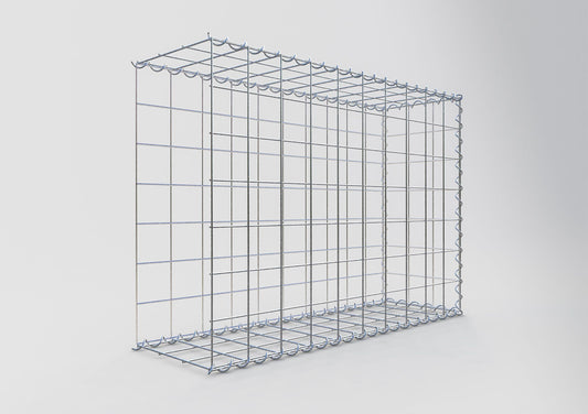 Anbaugabione Typ 2 100 cm x 70 cm x 30 cm (L x H x T), Maschenweite 10 cm x 10 cm, Spirale