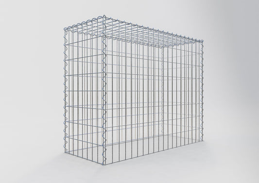 Gabion rapporté type 3 100 cm x 80 cm x 40 cm (L x H x P), mailles 5 cm x 10 cm, spirale