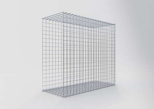 Gabion rapporté type 2 100 cm x 90 cm x 40 cm (L x H x P), mailles 5 cm x 5 cm, spirale