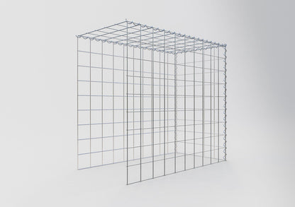 Grown-on gabion type 4 100 cm x 90 cm x 50 cm (L x H x D), mesh size 10 cm x 10 cm, spiral