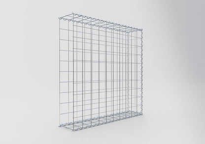 Gabião tipo 2 100 cm x 100 cm x 20 cm (C x A x P), malhagem 10 cm x 10 cm, espiral