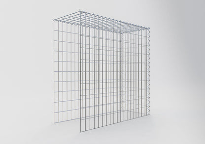 Gavión complementario tipo 4 100 cm x 100 cm x 40 cm (L x A x P), malla 5 cm x 10 cm, espiral