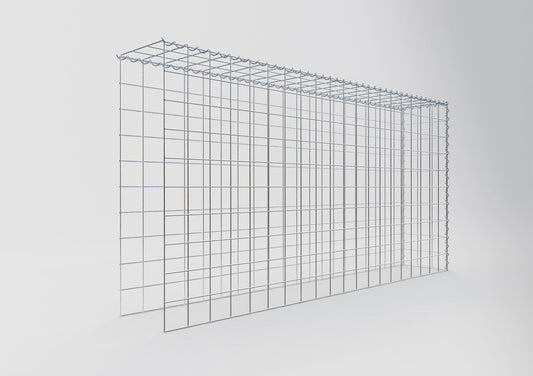 Add-on schanskorf type 4 200 cm x 100 cm x 30 cm (L x H x D), maaswijdte 10 cm x 10 cm, spiraal