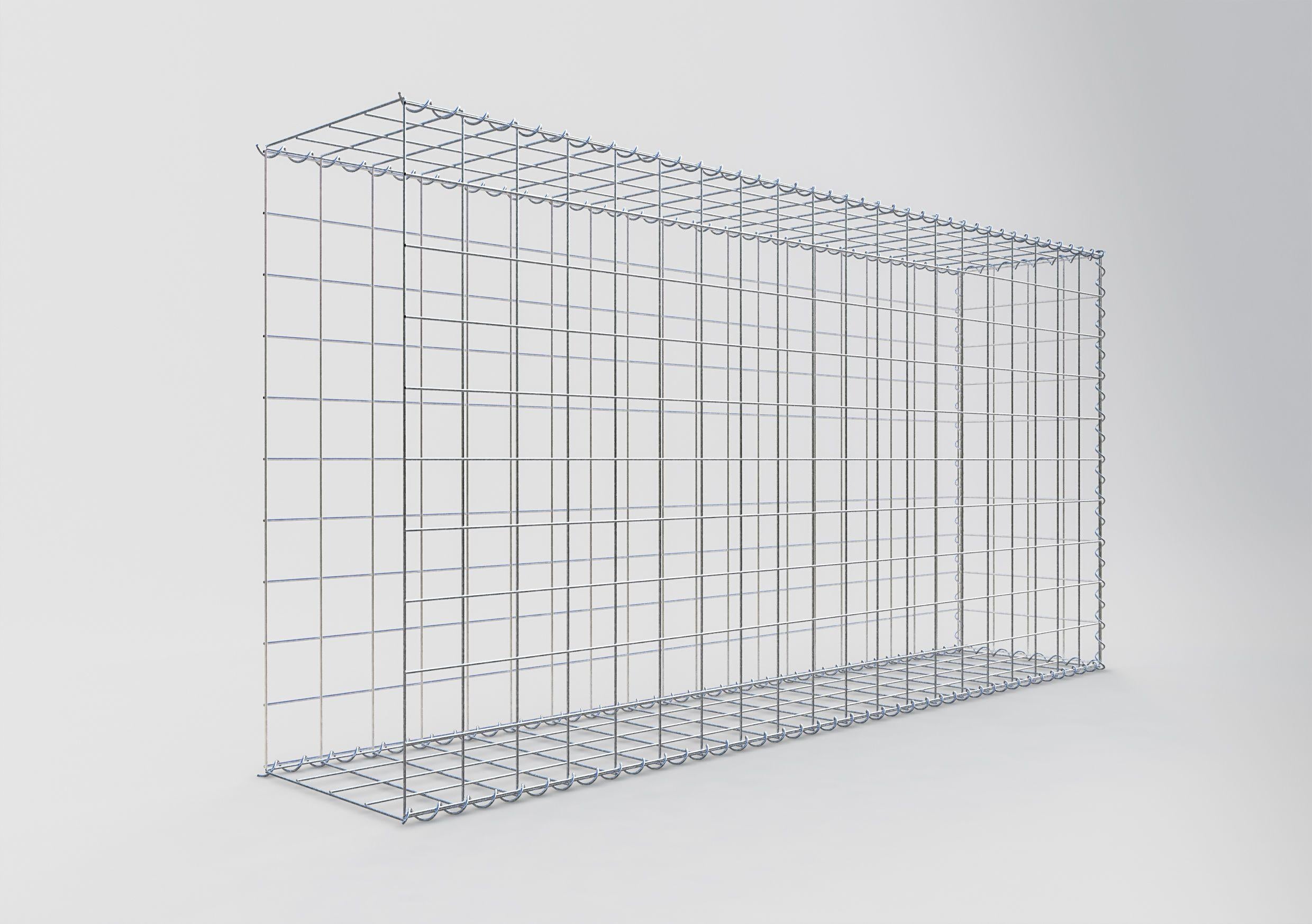 Gabion modulaire type 2 200 x 100 x 40 cm – Acier galvanisé – Montage par spirales