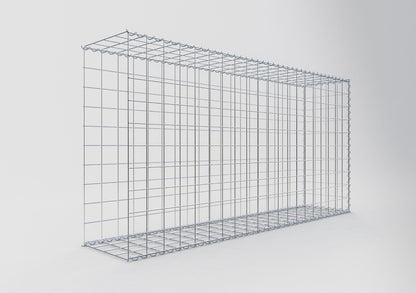 Opvokset gabion type 2 200 cm x 100 cm x 40 cm (L x H x D), maskestørrelse 10 cm x 10 cm, spiral