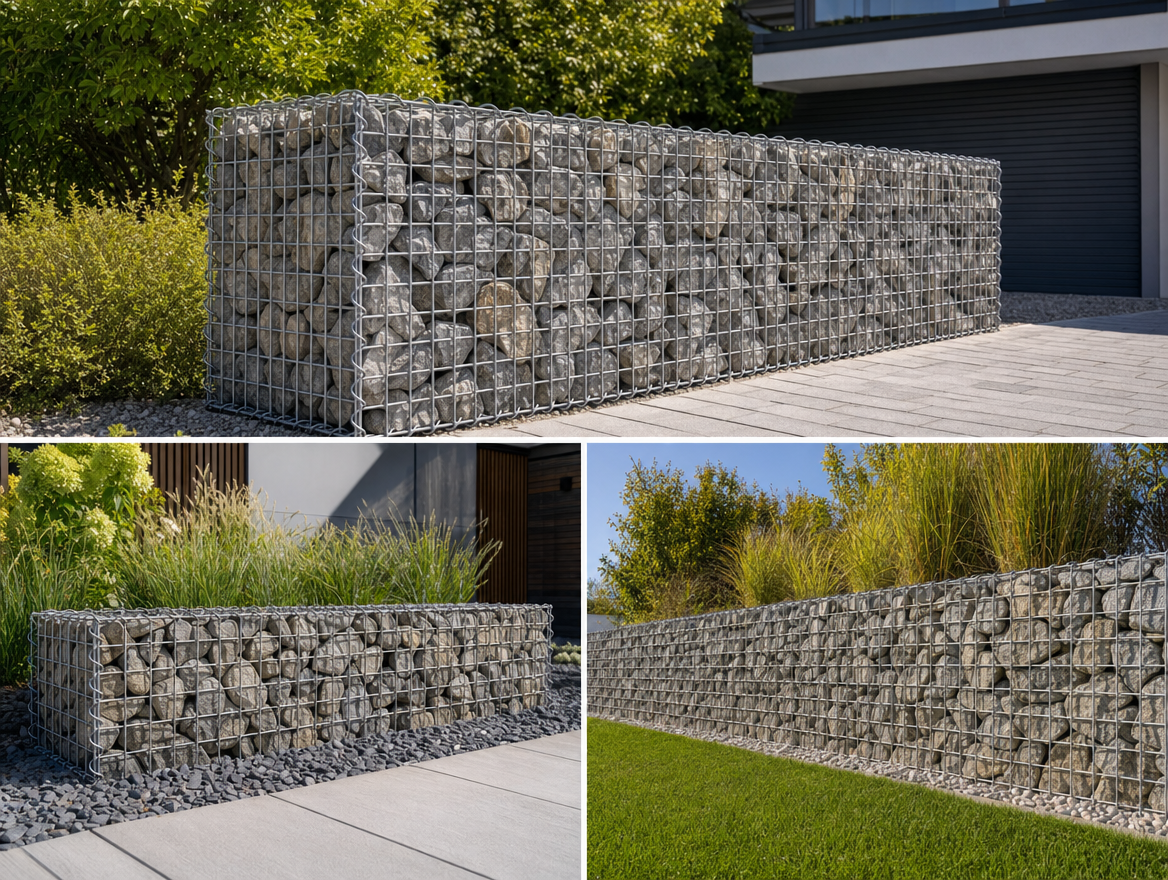 Gabion made to measure - mesh size 5x5cm