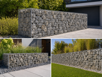 Gabion made to measure - mesh size 5x5cm