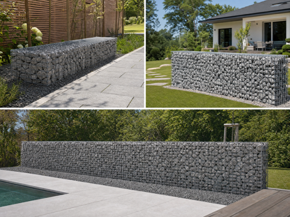 Gabion made to measure - mesh size 5x5cm