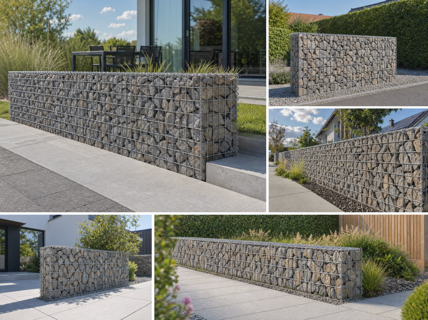 Gabion made to measure - mesh size 5x5cm
