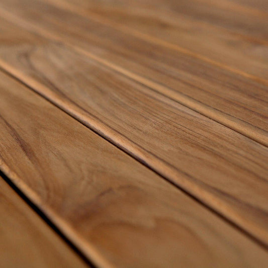 Legno TEAK per panca 4 pezzi 115 x 9 x 2 cm