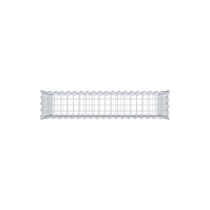 Gabione 100 cm x 60 cm x 20 cm (L x H x T), Maschenweite 5 cm x 5 cm, Spirale