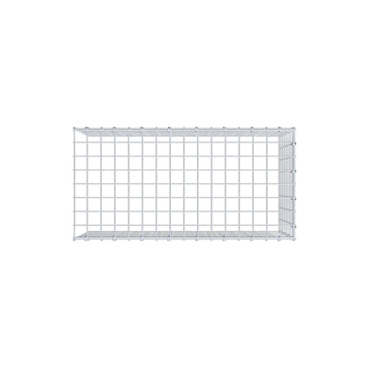 Monteret gabion type 4 80 cm x 40 cm x 40 cm (L x H x D), maskestørrelse 5 cm x 5 cm, C-ring