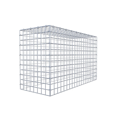 Monteret gabion type 3 100 cm x 60 cm x 40 cm (L x H x D), maskestørrelse 5 cm x 5 cm, C-ring