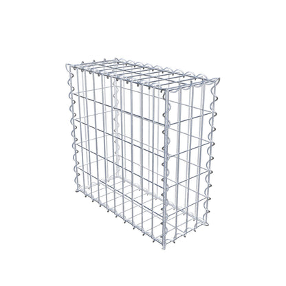Schanskorf 50 cm x 50 cm x 20 cm (L x H x D), maaswijdte 5 cm x 10 cm, spiraal