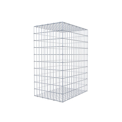 Schanskorf 100 cm x 70 cm x 50 cm (L x H x D), maaswijdte 5 cm x 10 cm, C-ring