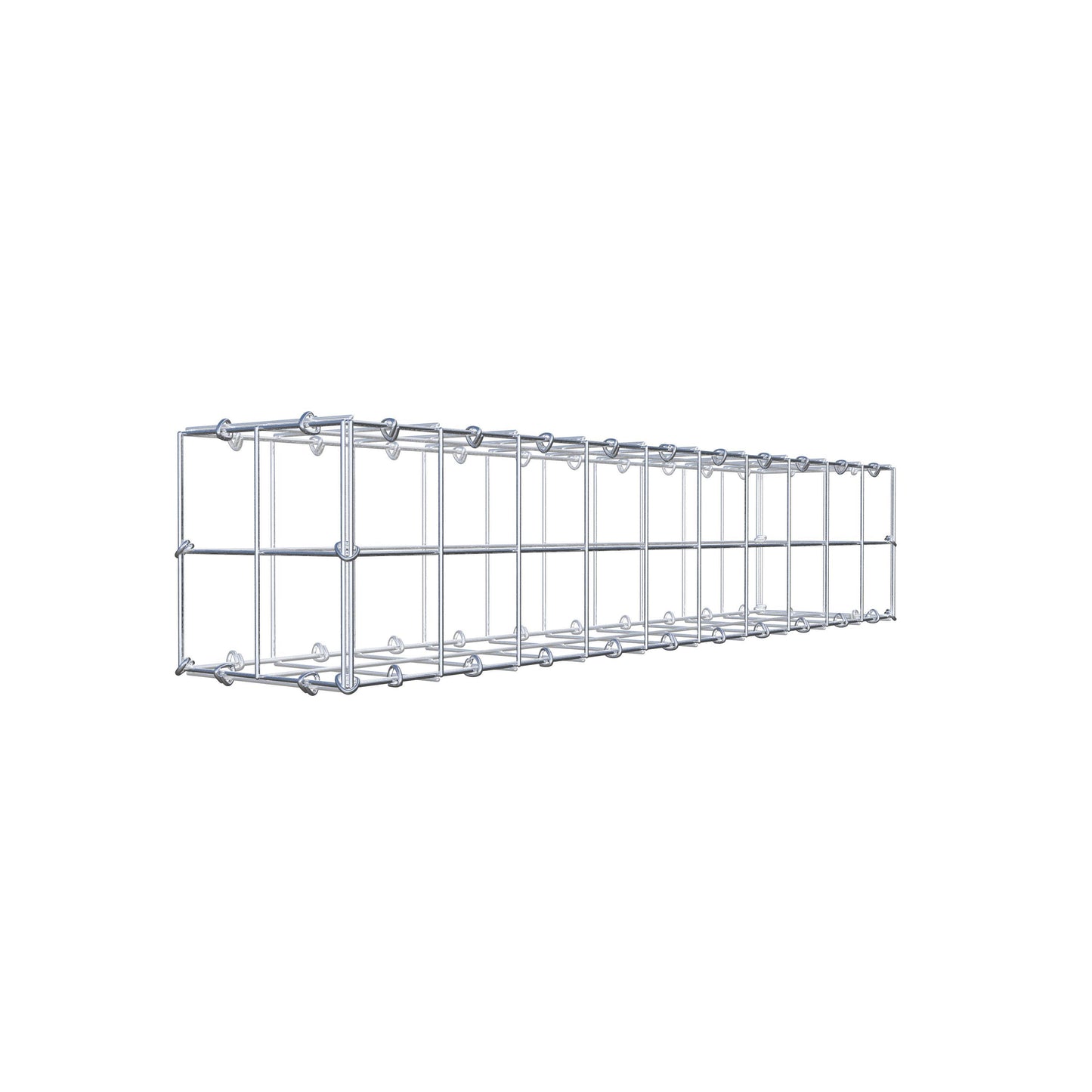 Schanskorf 100 cm x 20 cm x 20 cm (L x H x D), maaswijdte 10 cm x 10 cm, C-ring