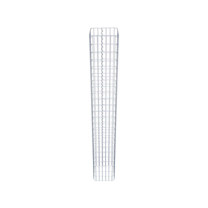 Colonne de gabion carrée 32 cm x 32 cm, 230 cm de hauteur, MW 5 cm x 10 cm