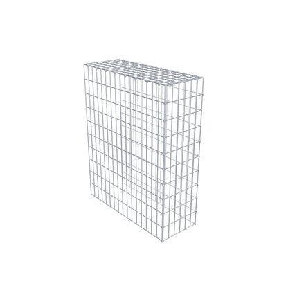 Opbouw schanskorf type 4 100 cm x 80 cm x 30 cm (L x H x D), maaswijdte 5 cm x 10 cm, C-ring