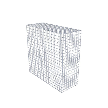 Gabion 100 cm x 100 cm x 40 cm (L x H x D), maskstorlek 5 cm x 5 cm, C-ring