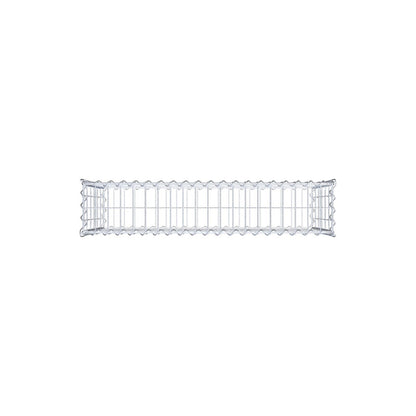 Set di 2 gabbioni 100 cm x 60 cm x 20 cm (L x A x P), maglia 5 x 10 cm, spirale