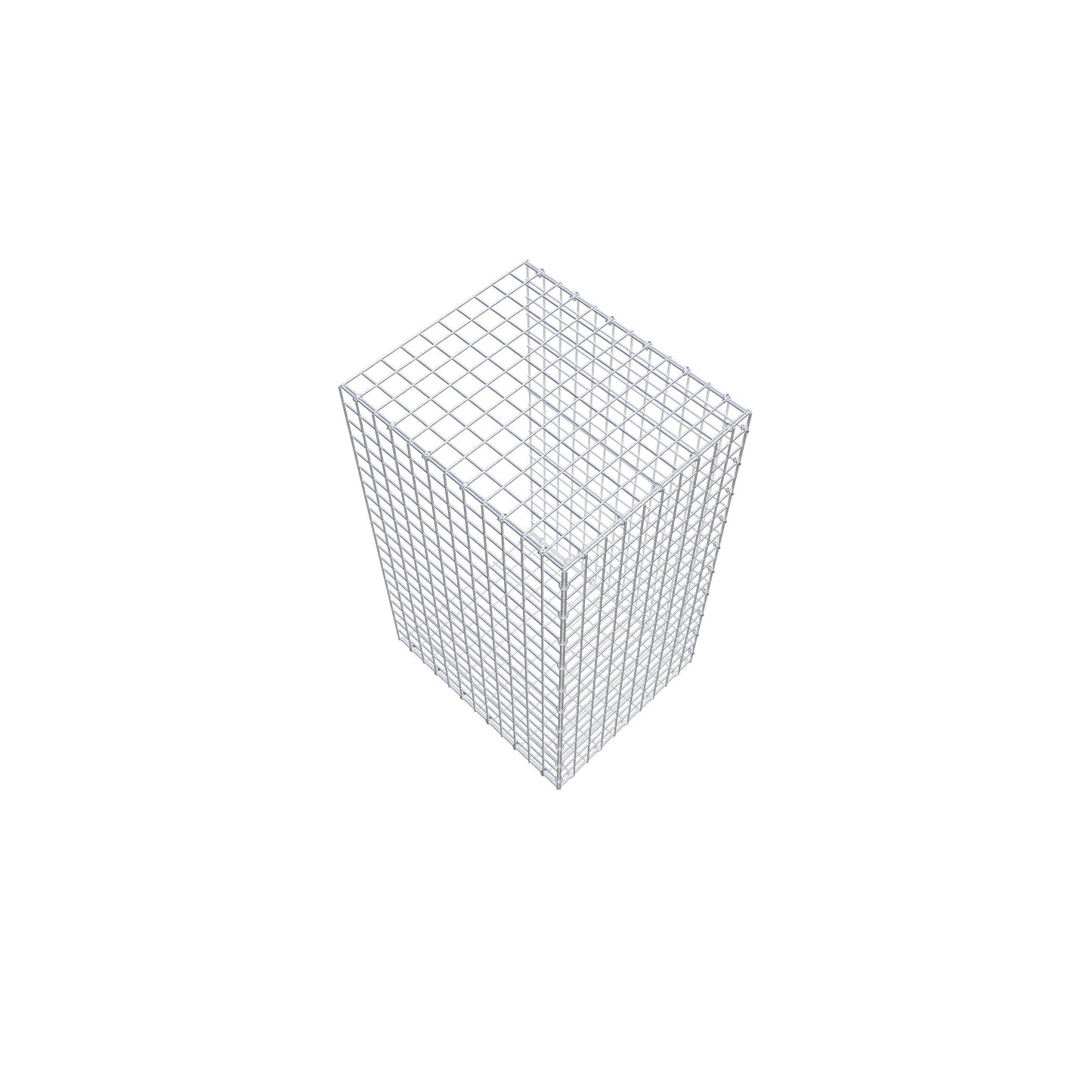 Fourche rapportée type 2 100 cm x 60 cm x 50 cm (L x H x P), mailles 5 cm x 5 cm, anneau C
