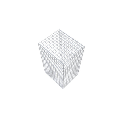 Fourche rapportée type 2 100 cm x 60 cm x 50 cm (L x H x P), mailles 5 cm x 5 cm, anneau C