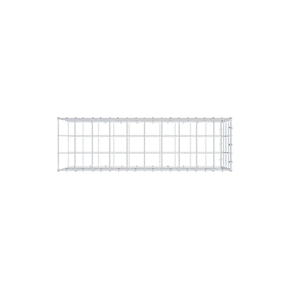 Fourche rapportée type 2 100 cm x 40 cm x 30 cm (L x H x P), mailles 10 cm x 10 cm, anneau C