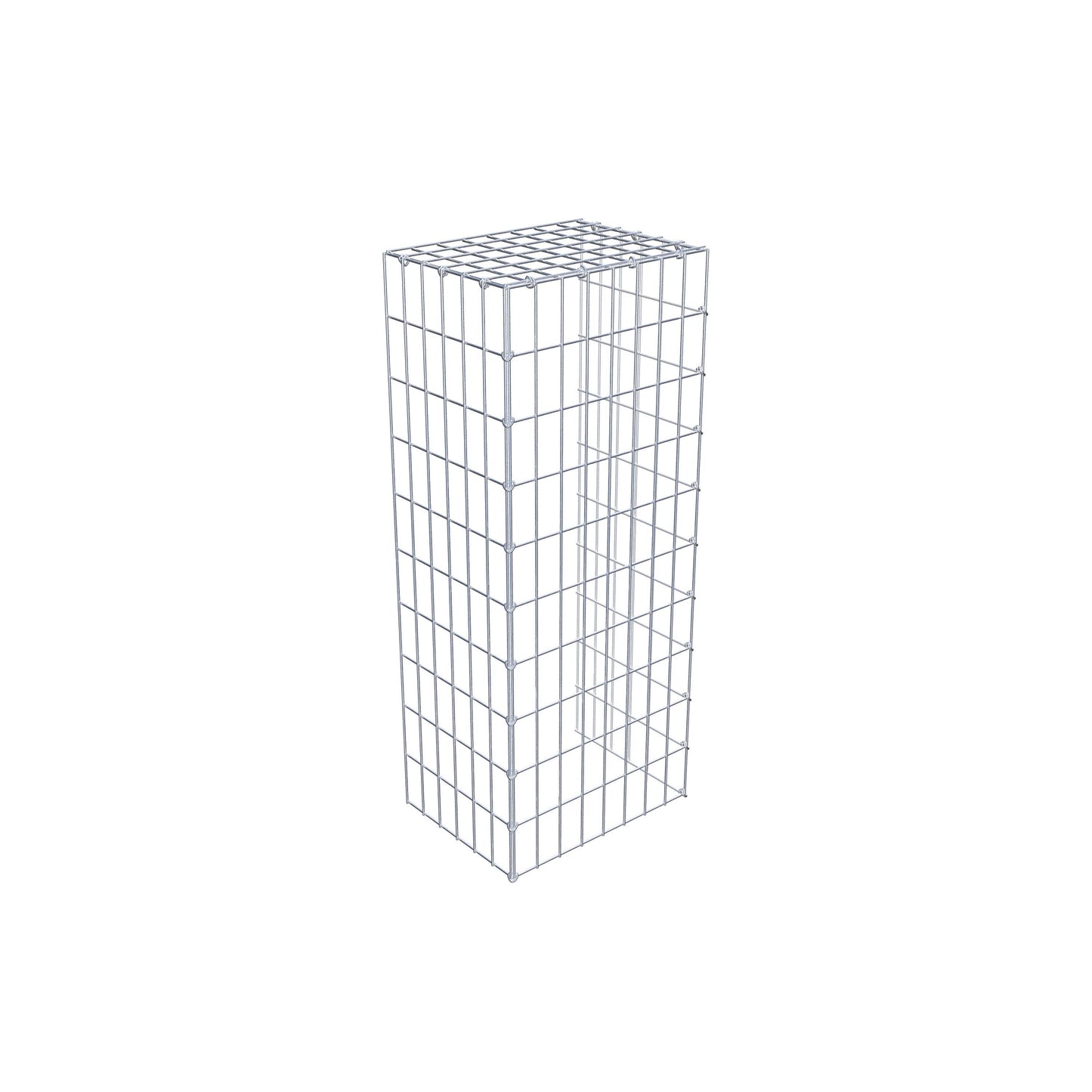 Type 4 oplegkorf 100 cm x 30 cm x 40 cm (L x H x D), maaswijdte 5 cm x 10 cm, C-ring