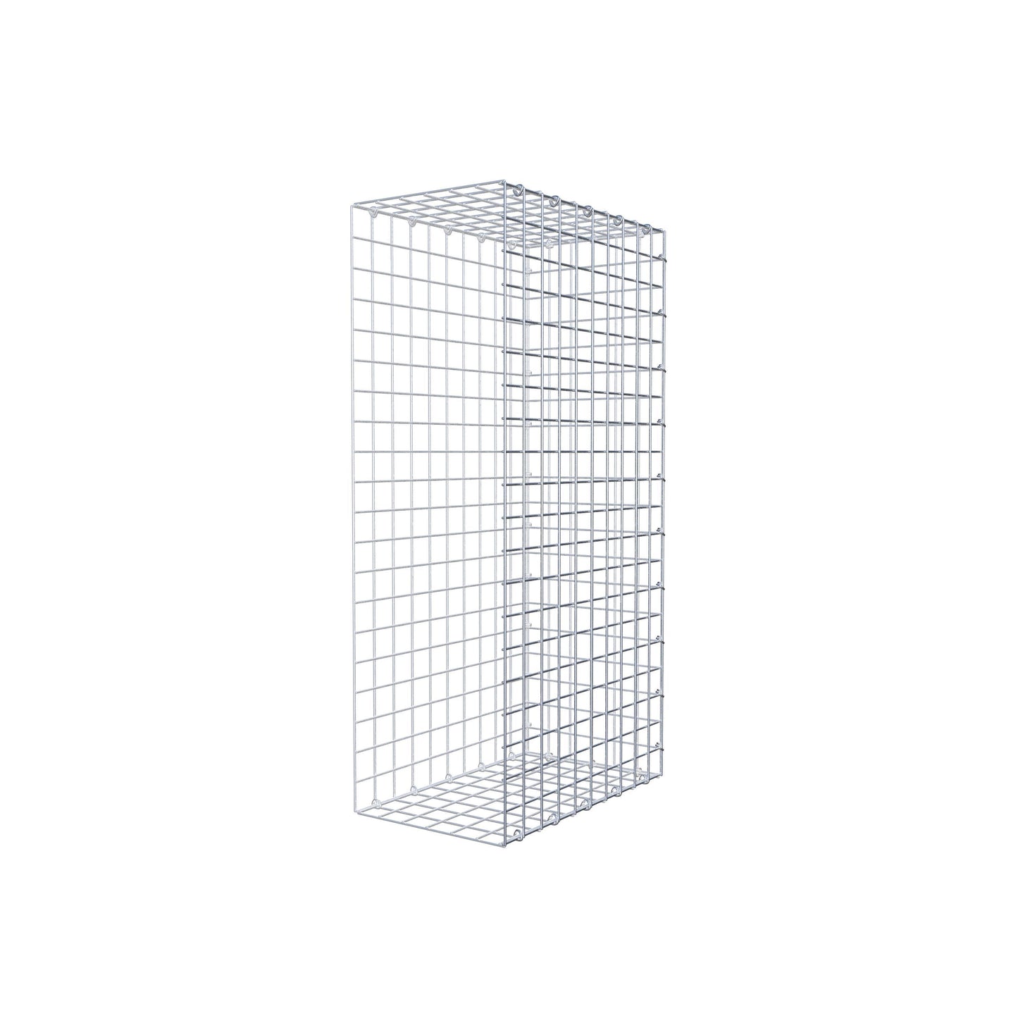 Gavión acoplable tipo 2 100 cm x 50 cm x 30 cm (L x A x P), malla 5 cm x 5 cm, anillo en C
